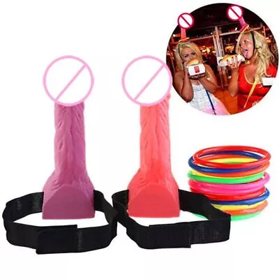 Ring Toss Game Funny Gift Bachelorette Party Games Dick Heads Games Penis Toss • $16.96