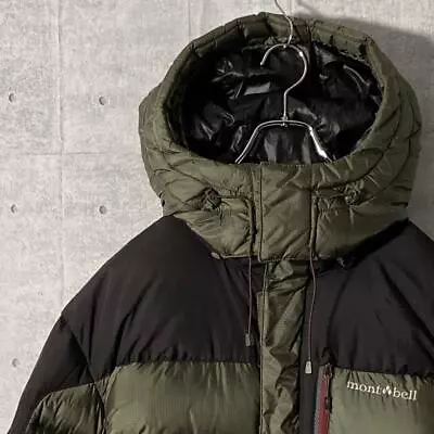 Montbell Windstopper Down Parka Jacket Green Ex700 3Xl Japan • $221.40