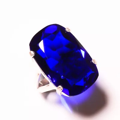 $15.51 • Buy Extraordinary Tanzanite Gemstone 925 Sterling Silver Handmade Ring All Size WN-3