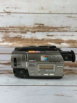 Sony Handycam CCD-TR517 8mm Analog Camcorder 200x Zoom TESTED No Battery/Adapter • $125