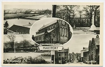 Views Of Maryport Cumberland Real Photo Vintage Postcard O5 • £3.99