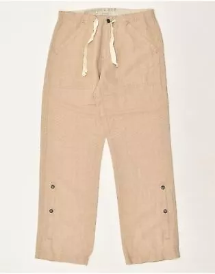 MURPHY & NYE Mens Straight Chino Trousers W34 L33 Beige Cotton BB05 • $21.98