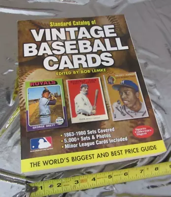 Standard Catalog Of Vintage Baseball Cards LEMKE 2011 Price Guide Resource Book • $24.99