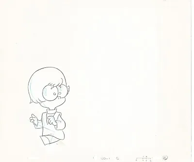 Scooby Doo Pup Velma Hanna Barbera 88-91 Production Animation Cel Drawing V5 • £48.20