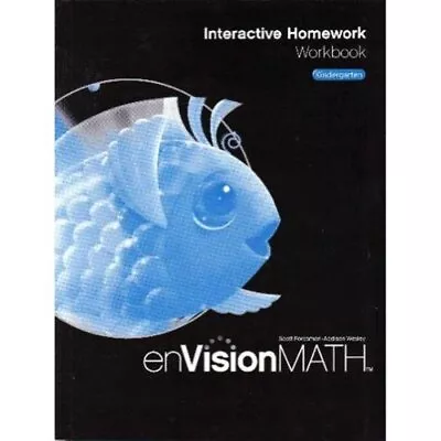 Envision Math: Interactive Homework Workbook Grade K - Scott Foresman - Pap... • $4.75