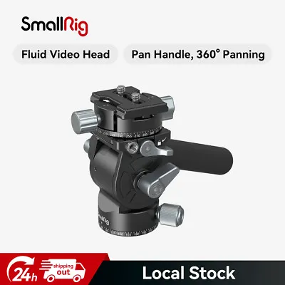 SmallRig Lightweight Tripods Fluid Video Head With Quick Release Plate 3457 • $144.90