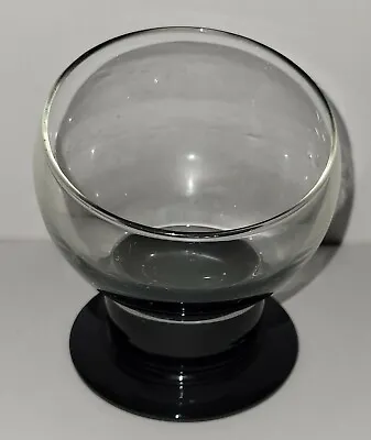 $30 • Buy Vintage ODD BALL MORGANTOWN MidCentury Modern Crystal Cocktail Glass 4  Tall