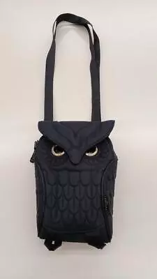 Morn Creations Black Condition B Horned Owl Shoulder Bag • $125.39