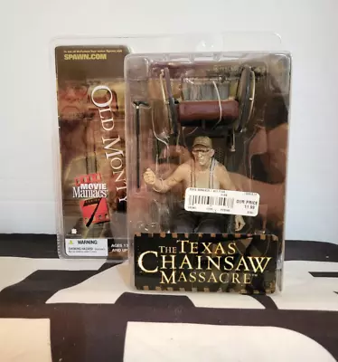 Old Monty Texas Chainsaw Massacre MCFARLANE TOYS Movie Maniacs Series 7 NEW • $98.97