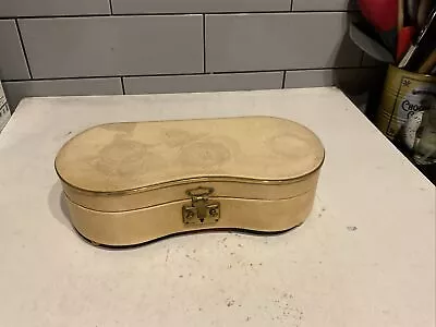 Vintage Reuge Musical Jewellery Box With Ballerina Kidney Shaped Working. • £18.18