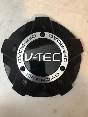 $99.99 • Buy V-TEC Wheels C394-8CL-CAP C394-8CL Black Wheel Center Cap 8 Lug