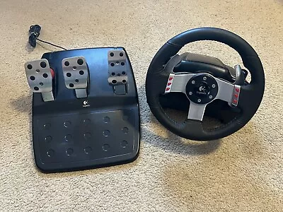 Zs3g5 Used Logitech G27 Racing Wheel & Pedals Force Feedback No Shifter • $150