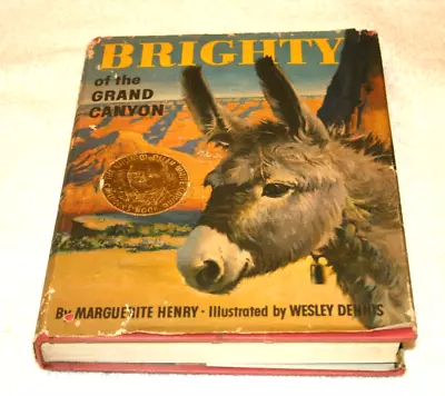 Brighty Of The Grand Canyon By Marguerite Henry 1960 Hardcover And DJ • $9.95
