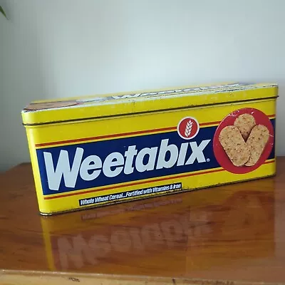 Vintage Weetabix Biscuit Cereal Tin Used Condition • £14.99