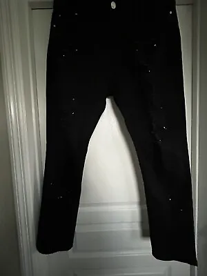 Men's Black Skinny Jeans 36x32 Stretch • $15
