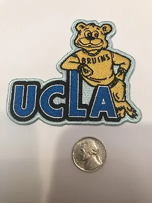 UCLA Bruins Vintage Embroidered Iron On Patch (Old Stock) 3.5  X 3.0  NICE • $5.59