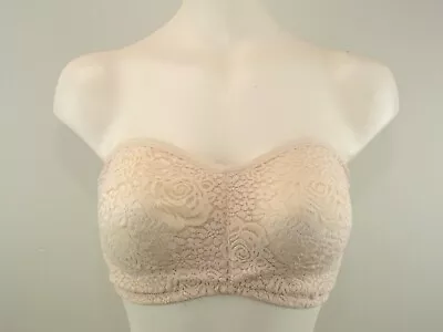 Wacoal 854205 Halo Lace Strapless Unlined Underwire Bra US Size 34 DDD • $27.99