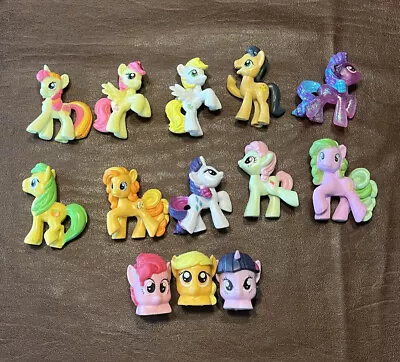 My Little Pony Blind Bag Mini Figures Lot Of 13 Pony Figures MLP 2” Hasbro • $19.99