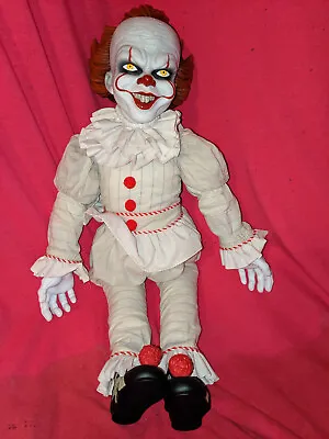 Mezco Toyz IT Pennywise MDS Roto Plush Horror Movie Scary Clown Doll In Stock • $93.99