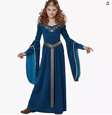 Girls Medieval Princess Costume Brave Fancy Queen Dress Up California Costumes • $28