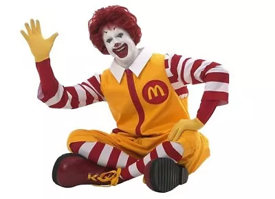 McDonald's Yellow Jumpsuit Fun Costume For Fancy Parties Dress Up Uniform  PLUS • $45.42