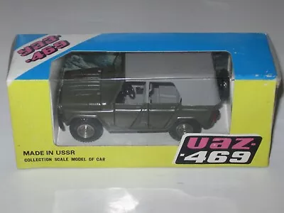 Car Model UAZ 469 A-34 Dark Green 1:43 (USSR March 1990) New • $125