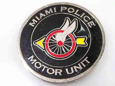 Miami Police Department Miami Police Motor Unit Challenge Coin • $48