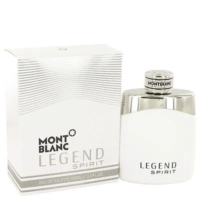 Mont Blanc Legend Spirit Cologne Men Perfume Eau De Toilette Spray 3.4 Oz 100 Ml • $53.95