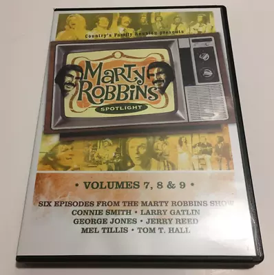 Marty Robbins Spotlight Vol 7 8 & 9 DVD 3-Disc Set Countrys Family Reunion • $3.97