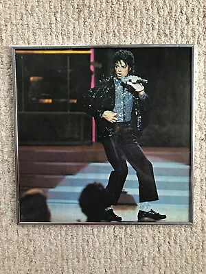 Michael Jackson Thriller Era 12x12 Glass Framed Photo Carnival Prize • $14.99