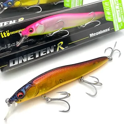 Megabass Oneten 110 R Jerkbait (Choose Colors) • $22.45