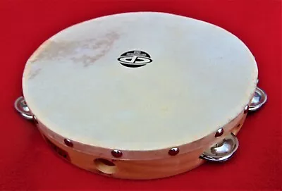 Cosmic Percussion 10  Wood Tambourine ~ Vintage ~ Excellent Condition  • $24.95