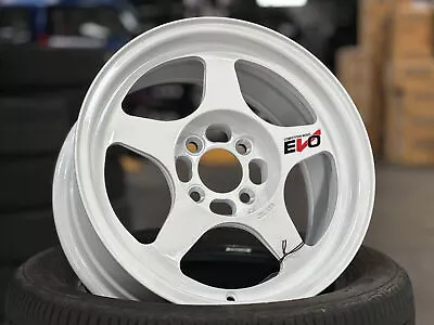 NEW 15x7J NK EVO Regamaster WHITE Wheel 4x100 Fits HONDA TOYOTA KIA (4 Pcs) • $1360