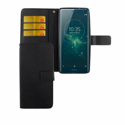 $17.05 • Buy Sony Xperia XZ2 Case Phone Cover Protective Case Flip Black