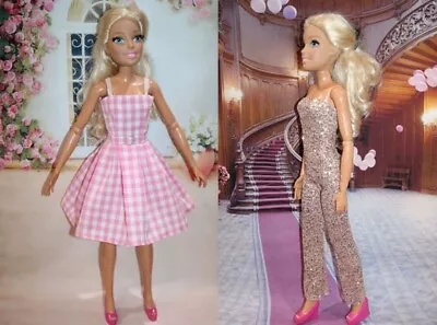 For Barbie 28 Inches Dress And Golden Sparkly Romper. • $43