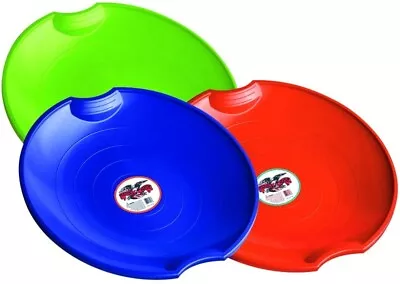 (3) Ea Paricon # 626 Assorted Color 26  Flexible Flyer Plastic Snow Sled Disc • $31.97