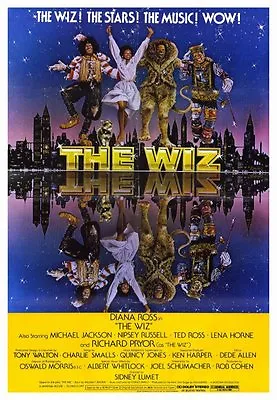 THE WIZ  Movie Poster [Licensed-NEW-USA] 27x40  Theater Size (Michael Jackson)  • $24.99