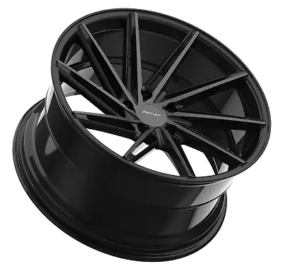 $2237.50 • Buy 20  TURBINE INOVIT Wheels Black Dark Tint Staggered 20x9 20x10.5 PCD 5x114 Rims
