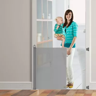 180cm Retractable Safety Guard Children Baby Pet Dog Stair Door Gate Adjustable • $49.39