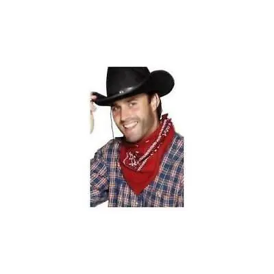 Cowboy & Indian Western Red Bandanna Scarf Fancy Dress Pack Of 12 • £18.14