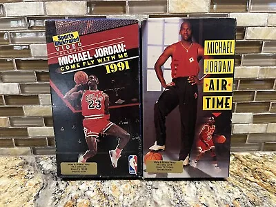 MICHAEL JORDAN VHS Video Tapes - Basketball NBA Chicago Bulls Dunk 90s VINTAGE • $19.95