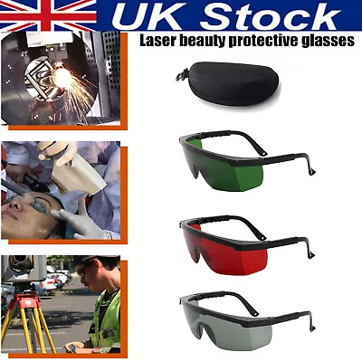 Laser Portect Goggles IPL LED Safety Glasses Eye Peotection W/ Box Light Therapy • £7.17