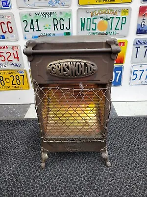 $179.99 • Buy Vintage Griswold Metal Gas / Propane Copper Radiant Room Heater