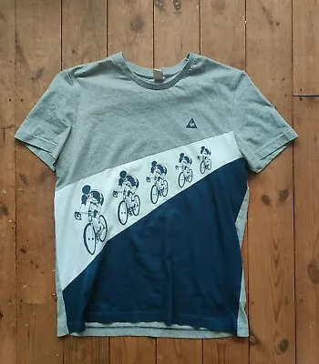 Le Coq Sportif Vintage T Shirt Cycling Medium • £16