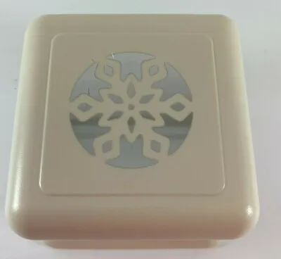 Martha Stewart SNOWFLAKE PATTERN Punch All Over The Place Square 1.5 In • $18.99