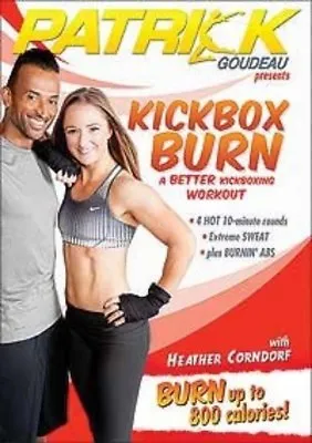 Patrick Goudeau & Heather Corndorf Kickbox Burn Exercise Dvd New Sealed Workout • $19.99