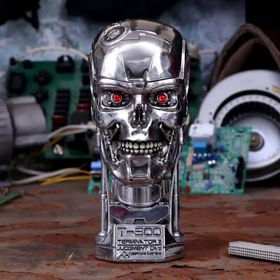 £39.99 • Buy Nemesis Now Terminator 2 T-800 Head Trinket Box Licensed Dark Gothic Gift 21cm