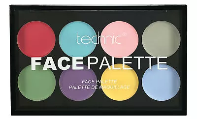 Technic Face Paint Palette Pastels Halloween Makeup Painting Cream • £3.99