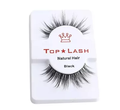 TOP LASH 3D 100% Luxurious Mink Natural Long Volume Eyelashes False Lashes UK • £2.50