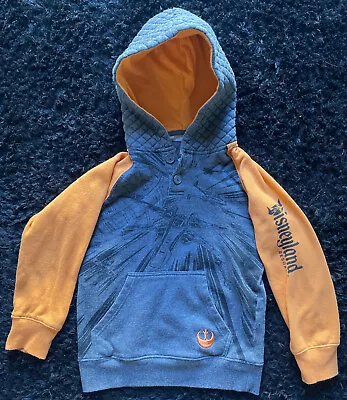 Disneyland Resort STAR WARS X-Wing Hoodie Sweatshirt - Child Size M￼ - Buttons • $24.99